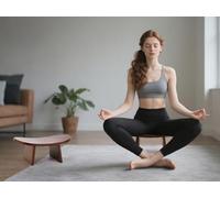 DHUJBFF Banco de meditación - Taburete ergonómico de madera para yoga, oración, viajes, atención plena, práctica zen