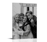 DHUQWEYWQEB Gossip Girl5 - Póster decorativo para pared, diseño vintage estético para decoración del hogar, sala de estar, dormitorio, 40 x 60 cm, estilo marco