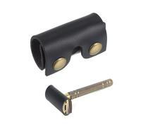 DHWEKU 1pcs Funda de Piel para Maquinilla de Afeitar, Protector de cuchillas de seguridad, para maquinillas de afeitar, para protección de la cabeza de la maquinilla de afeitar, práctico y resistente