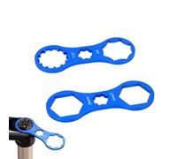 DHWEKU 2pcs herramientas de reparación de horquilla delantera bicicleta SR Suntour XCR/XCM/XCT/RST MTB tapa delantera quitar instalar llave inglesa bicicleta doble cabeza bicicleta montaña reparación