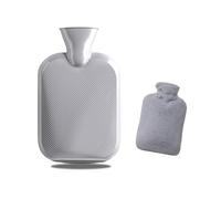 DHWEKU Bolsa De Agua Caliente Con Funda, Bolsa De Agua Caliente Peluche,bolsa termica infantil,1L Bolsa de Agua Caliente Grande, Caucho Natural,bolsa agua caliente
