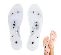 DHWEKU Plantilla Magnética, Adelgazantes, Ortopédicas, Acupresión, Prevención de la Fascitis Plantar Mejora la Calidad del Sueño, Unisexo, 1 Par,40-44 yardas