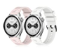 DHWGang 2 Piezas Pulseras de Silicona Compatibles con Xiaomi Watch S4/S3/S1/S1 Active, Correa de Repuesto para Reloj Inteligente MiWatch S3, MI Watch S4 Sport Band, 22mm