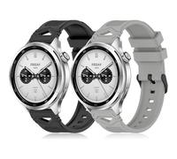 DHWGang 2 Piezas Pulseras de Silicona Compatibles con Xiaomi Watch S4/S3/S1/S1 Active, Correa de Repuesto para Reloj Inteligente MiWatch S3, MI Watch S4 Sport Band, 22mm