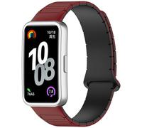 DHWGang Pulsera de Silicona de Repuesto para Huawei Band 10/9/8, Fuerte Pulsera Magnética, Resistente al Agua y al Sudor, Hombres y Mujeres de Negocios y Deportes de Doble Propósito Pulseras de Reloj