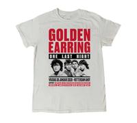 DHXKLCF Golden Earring Band One Last Night 2025 T Shirt Full SizeWhiteM