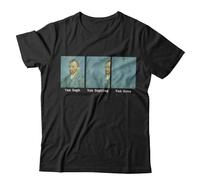 DHXKLCF Van Gogh Van Goghing Van Gone Tshirt Unisex & Kids - Funny ArtistsBlackXL