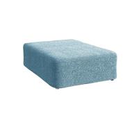 DHYUACN Funda para Puff Colección Funda otomana Taburete Puf elástica Protector de Muebles Tela poliéster(Sky Blue,S)