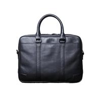 DHYUACN Maletín para Hombre Bolso de cuero for hombre, maletín mensajero Horizontal gran capacidad, bolsa ordenador negocios primera capa piel vaca
