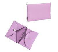 DHYUACN Monedero 1 Pc Mini Monedero de Cuero pequeño con Cerrojo Bolsa Cambio Titular la Tarjeta for Hombres y Mujeres(Pink)