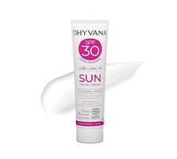 Dhyvana Protector Solar Facial SPF30 Sun Ideal para Uso Diario. Filtros Minerales. Pieles Normales y sensibles - 50ml