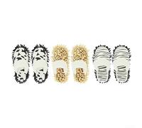 Di adiós a las fregonas tradicionales con 1 par de pantuflas de fregona cómoda y eficaz solución de limpieza de suelos (vaca blanca)