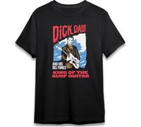 Di%CK Singer Da%le T Shirt Best Guitar The King of Pop Graphics Print Black tee Rock Top Trend Vintage Classic Retro Style 90s Music for Men and Women(Medium)