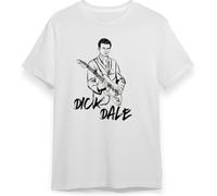 Di%CK Singer Da%le T Shirt Fan Art Anniversary The King of Guitar Best Pop tee Black Top Trend Vintage Classic Retro Style 90s Music for Men and Women(Small)