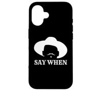 Di cuándo - Wild Western Doc Holliday Cowboy Outlaw Bigote Carcasa para iPhone 16