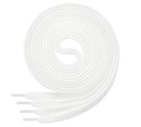 Di Ficchiano 2 pares de cordones planos resistentes a la rotura, 8 mm de ancho, para zapatillas y zapatillas deportivas, color: blanco, longitud: 170 cm