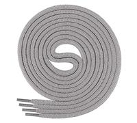 Di Ficchiano Cordones para zapatillas de trabajo y de trekking, redondos, muy resistentes a la rotura, aprox. 4,5 mm de diámetro, 70 cm - 220 cm de longitud, poliéster, fabricado en Europa, Unisex, gris, 130 cm / ø 4,5mm