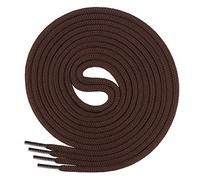 Di Ficchiano Cordones para zapatillas de trabajo y de trekking, redondos, muy resistentes a la rotura, aprox. 4,5 mm de diámetro, 70 cm - 220 cm de longitud, poliéster, fabricado en Europa, Unisex, marrón, 130 cm / ø 4,5mm