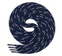 Di Ficchiano Cordones redondos de 4,5 mm de diámetro para zapatos de trabajo, trekking, botas, cordones muy resistentes, 70 cm - 220 cm de longitud, poliéster I Shoe Laces Made in Europa, azul