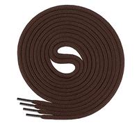 Di Ficchiano Cordones redondos de 4,5 mm de diámetro para zapatos de trabajo, trekking, botas, cordones muy resistentes, 70 cm - 220 cm de longitud, poliéster I Shoe Laces Made in Europa, marrón, 100