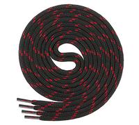 Di Ficchiano Cordones redondos de 4,5 mm de diámetro para zapatos de trabajo, trekking, botas, cordones muy resistentes, 70 cm - 220 cm de longitud, poliéster I Shoe Laces Made in Europa, blanco /