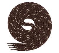 Di Ficchiano Cordones redondos de 4,5 mm de diámetro para zapatos de trabajo, trekking, botas, cordones muy resistentes, 70 cm - 220 cm de longitud, poliéster I Shoe Laces Made in Europa, marrón /