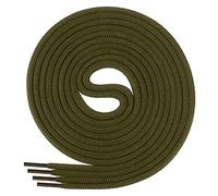 DI FICCHIANO Cordones redondos para calzado de negocios y de cuero cordones versátiles 3 mm de diámetro longitud 60 130 cm 25 colores de poliéster Unisex verde oliva 70 cm