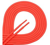 DI FICCHIANO Cordones redondos para calzado de negocios y de cuero cordones versátiles 3 mm de diámetro longitud 60 130 cm 25 colores de poliéster Unisex rosa neón 100 cm