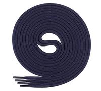 DI FICCHIANO Cordones redondos para calzado de negocios y de cuero cordones versátiles 3 mm de diámetro longitud 60 130 cm 25 colores de poliéster Unisex azul oscuro 90 cm