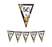 Di&Gi Banderines de PVC de 6 m - Prestige - 50 años