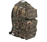 di Miltec Mochila táctica militar Ejercito Trekking Softair escuela de senderismo y supervivencia Desert Arena camuflaje Muelles original para hombre 20 litros