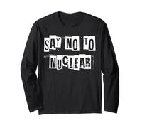 Di no a la energía Nuclear Manga Larga