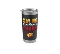 Di no a la pérdida de peso de carbohidratos ama la dieta baja en carbohidratos de comida saludable Vaso térmico de acero inoxidable de doble pared