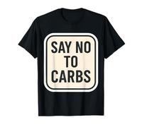 Di no a los carbohidratos Keto Carnivore Ketogenic Low Carb Diet Fan Camiseta
