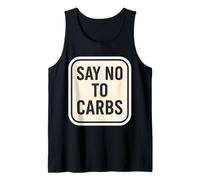Di no a los carbohidratos Keto Carnivore Ketogenic Low Carb Diet Fan Camiseta sin Mangas