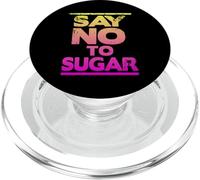 Di no al azúcar - Estilo de Vida Saludable PopSockets PopGrip para MagSafe