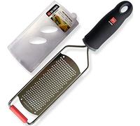 DI ORO® - Rallador y zester profesionales de acero inoxidable - Perfectos para queso, papas, manzanas, zanahorias y otras frutas y verduras (Zester)