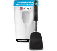 DI ORO® - Serie Chef - Espátula de cocina en silicona y acero inoxidable - Resistente al calor hasta 315°C - La mejor paleta de cocina - Perfect para huevos y panqueques (Clásica)