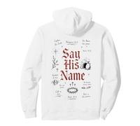 Di su Nombre Christian Faith Jesús Biblia Cita gótica Sudadera con Capucha