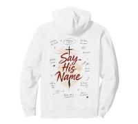Di Su Nombre Cristiano Fe Jesús Salvador Biblia Sudadera con Capucha