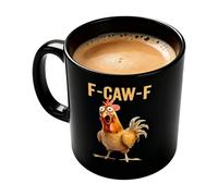 Di˚te Da Caffè Con Gallo - Cerámica 350ml | Taza de café de gallo divertida con mango cómodo, apto para lavavajillas, para desayuno en la oficina y en casa | Regalo para amigos