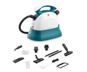 Di4 Limpiador a Vapor Brumo 1500W, 4 Bares de Presión, 1,1L de Capacidad, Autonomía 22 Minutos, 12 Accesorios para Limpieza y Desinfección sin Químicos