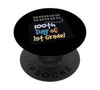 Día 100 del Maestro de Primer Grado Estudiante de Primer Grado PopSockets PopGrip Adhesivo