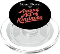 Día anual del trabajo del acto de bondad de su jefe PopSockets PopGrip para MagSafe
