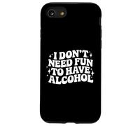 Dia Beber Cita No Necesito Diversión para Tener Alcohol Diciendo Carcasa para iPhone SE (2020) / 7/8