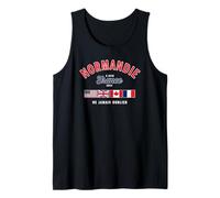 Día D 6 de junio de 1944 Normandía Francia Nunca olvides en francés Camiseta sin Mangas