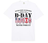 Día D 6 de Junio de 1944 Normandía Francia Nunca Olvides la Angustia Comfort Colors Adult Heavyweight T-Shirt
