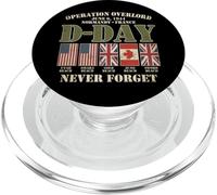 Día D 6 de Junio de 1944 Normandía Francia Nunca Olvides Que se desvaneció PopSockets PopGrip para MagSafe