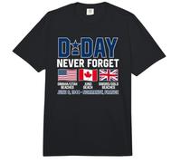 Día D Nunca Olvides Junio 6, 1994 Normandía Francia Comfort Colors Adult Heavyweight T-Shirt