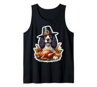 Día de Acción de Gracias American Water Spaniel Dueño de Perro Mamá Papá Divertido Camiseta sin Mangas